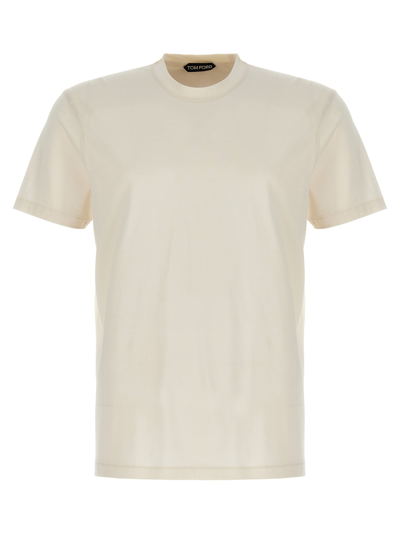 Shop Tom Ford Basic T-shirt White