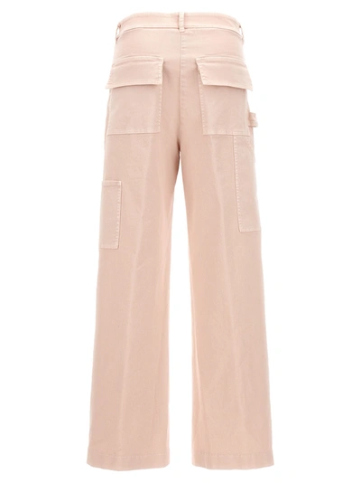 Shop Nude Cargo Pants Pink