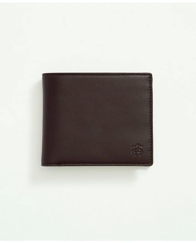 Shop Brooks Brothers Lambskin Wallet | Black