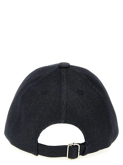 Shop Apc Denim Cap Hats Blue