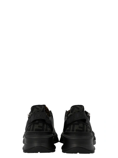 Shop Fendi Flow Sneakers Black