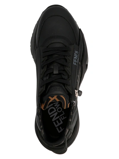 Shop Fendi Flow Sneakers Black