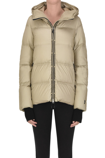 Shop Add Crnikled Effect Nylon Down Jacket In Beige