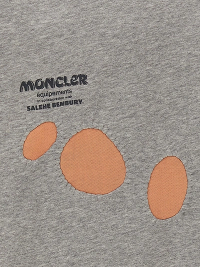 Shop Moncler Genius X Salehe Bembury Sweatshirt Gray