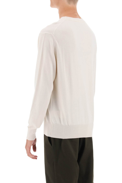 Shop Vivienne Westwood Organic Cotton And Cashmere Sweater In Cream (white)