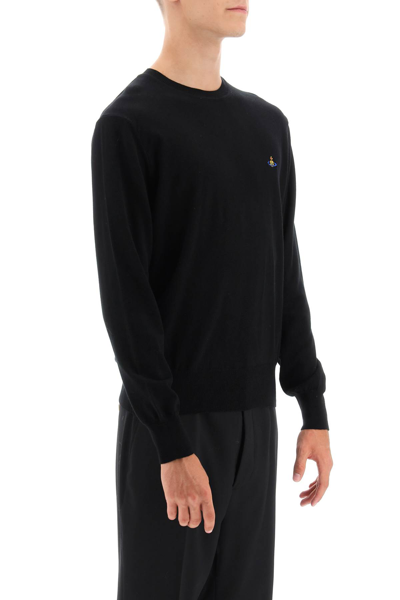 Shop Vivienne Westwood Organic Cotton And Cashmere Sweater In Black (black)