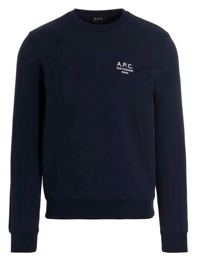 Shop Apc Rider Sweatshirt Blue