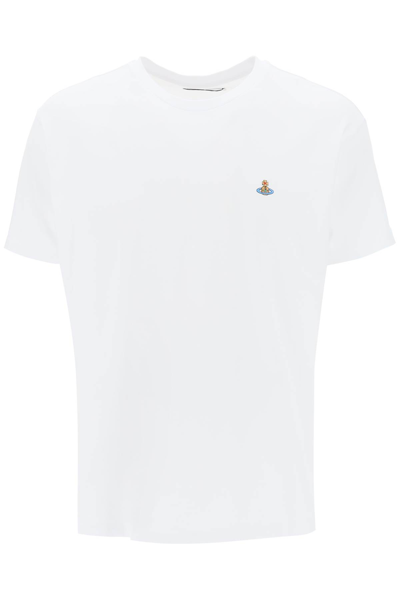 Shop Vivienne Westwood Spray Orb Classic T-shirt In White (white)