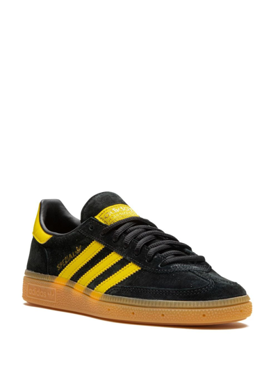 Shop Adidas Originals Handball Spezial Suede Sneakers In Black