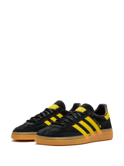 Shop Adidas Originals Handball Spezial Suede Sneakers In Black