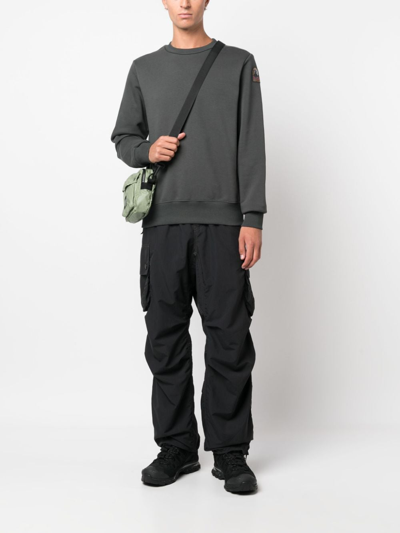 Parajumpers Sweatshirt Mit Logo-patch In Green