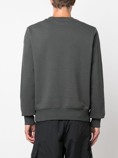 Parajumpers Sweatshirt Mit Logo-patch In Green