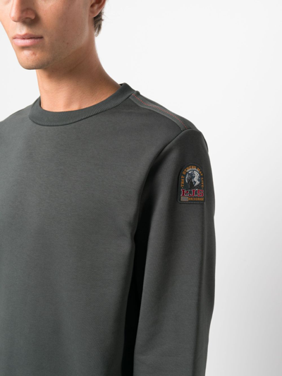 Parajumpers Sweatshirt Mit Logo-patch In Green