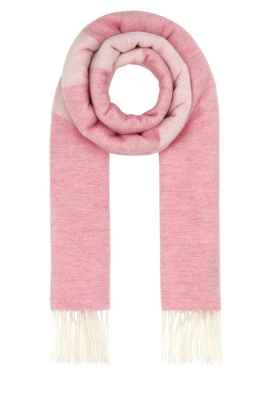 Shop Apc A.p.c. Woman Pink Wool Blend Malo Scarf