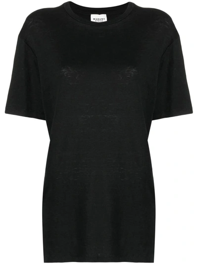 Isabel Marant Étoile Short-sleeved T-shirt In Bk Black