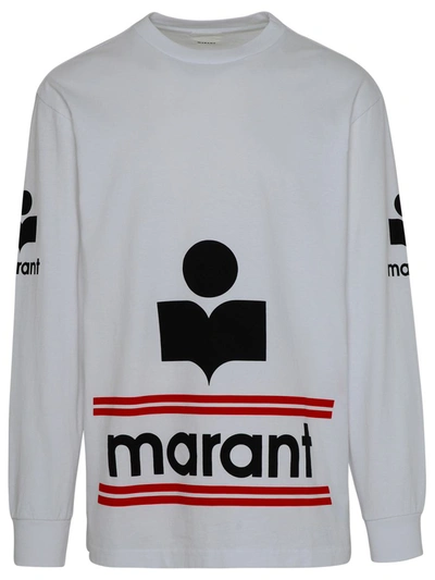 Shop Isabel Marant T-shirt Gianni In White