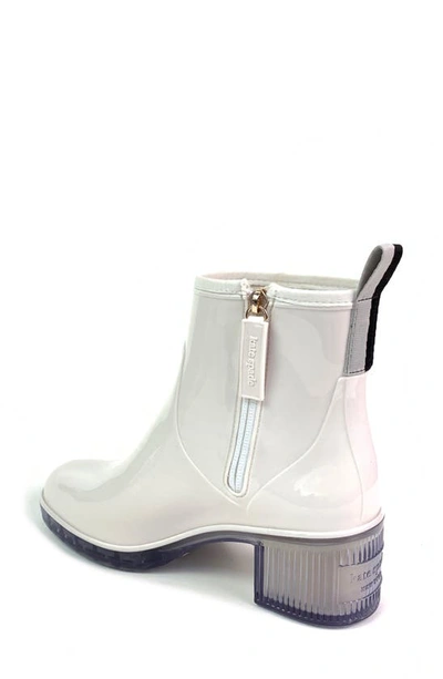 Kate Spade Puddle Rain Bootie In Parchment / Crystal