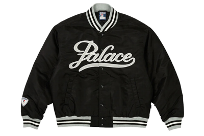 Pre-owned Palace Satin The Arena Jacket Black