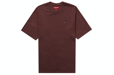 Pre-owned Supreme Small Box Tee (fw23) Washed Plum | ModeSens