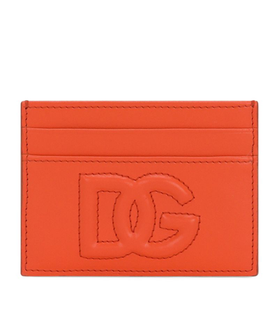 Shop Dolce & Gabbana Leather Card Holder In Multi