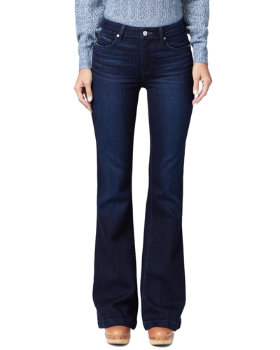 Shop Paige Genevieve Solstice High-rise Flare Jean In Blue