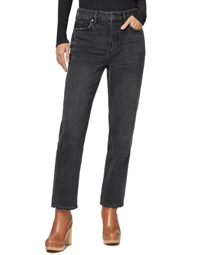 Shop Paige Noella Faded Shadow W Torn Up Hem High Rise Relaxed Straight Leg Jean