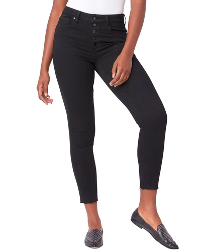 Shop Paige Bombshell Black Shadow High-rise Ankle Ultra Skinny Jean
