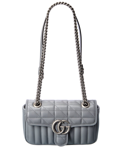 Gucci GG Marmont Matelassé mini bag Black Silver hardware
