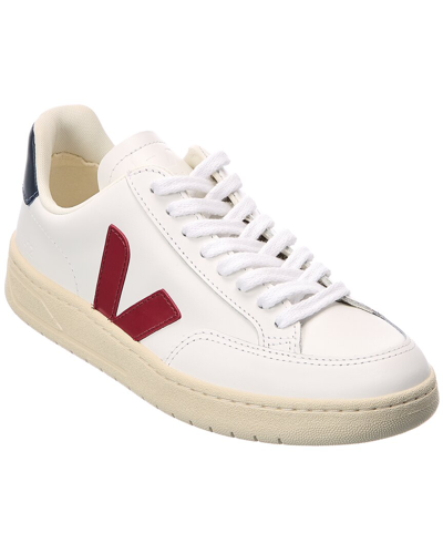 Shop Veja V-12 Leather Sneaker In White