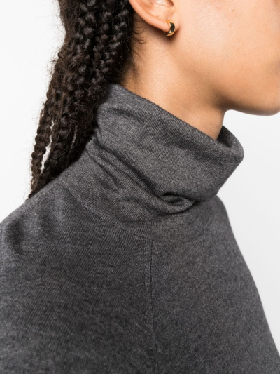 Wild Cashmere Diana High-neck Jumper In Grey