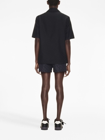 Off-white Off White Surfer Sea Bermuda Shorts In Black