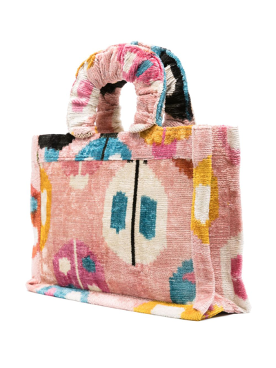 Shop La Milanesa Taissa Medium Tote Bag In Pink