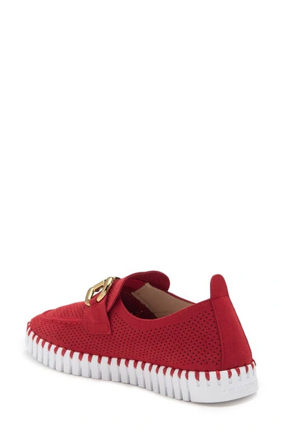 Shop Ilse Jacobsen Tulipu Bit Slip-on Sneaker In Deep Red