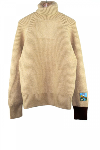 Shop Lc23 Turtleneck Sweater Clothing In Beige