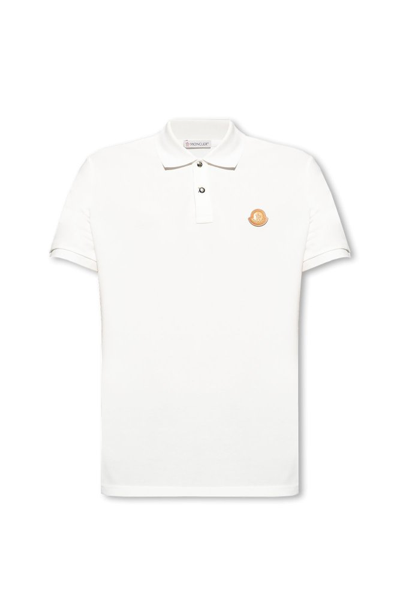Shop Moncler Logo Patch Short In White