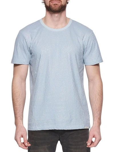 Shop Elevenparis Mens Crackle Knit T-shirt In Multi