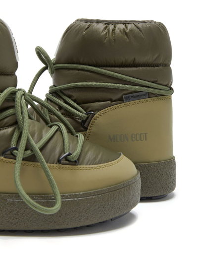 Shop Moon Boot Ltrack Low Boots In Green