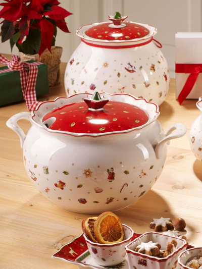 Villeroy & Boch Graphic-print Porcelain Terrina In Multicolour