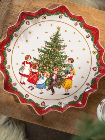 Villeroy & Boch Graphic-print Porcelain Plate In Multicolour