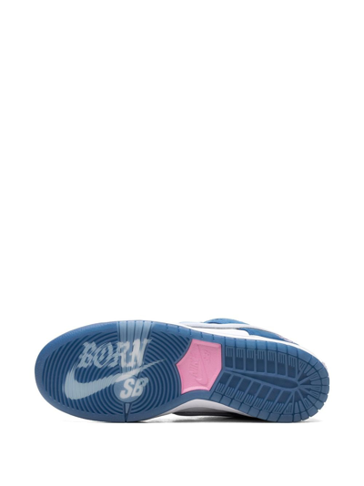 Nike Sb Dunk Low "born X Raised" Sneakers In Blue