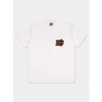 Shop Real Bad Man Logo T Shirt Vol 12 White