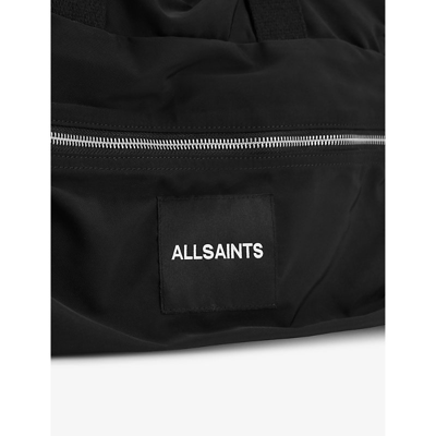 Shop Allsaints Soma Recycled-polyester Holdall In Black
