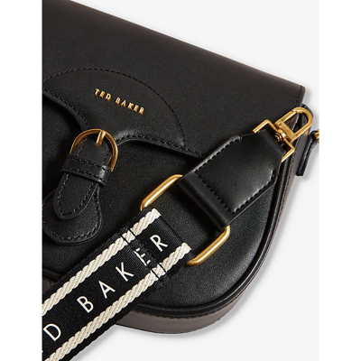 Shop Ted Baker Women's Black Esia Leather Cross-body Bag