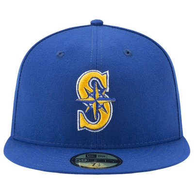 Shop New Era Seattle Mariners  Mariners 59fifty Authentic Cap In Royal