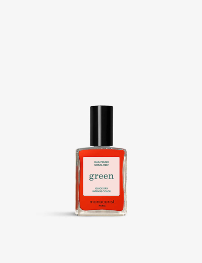 Manucurist Coral Reef Green Coral Reef Nail Polish 15ml In Coral Reef