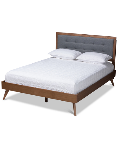 Baxton Studio Dilara Queen Size Platform Bed