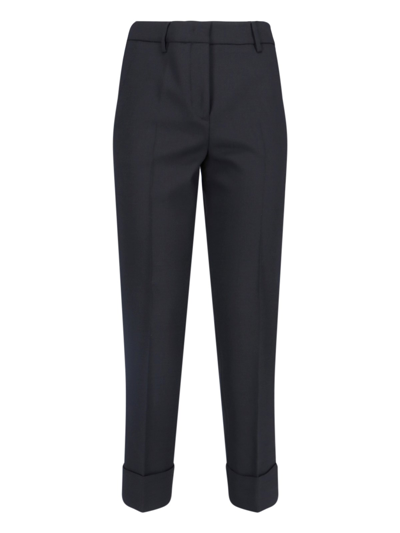 Shop Incotex - Tailored Trousers In Black  