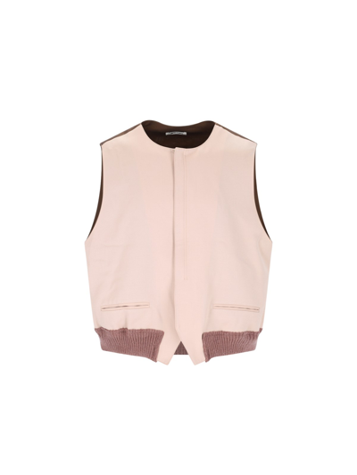 Shop Magliano Wool Vest In Pink