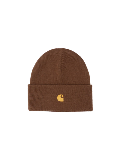 Shop Carhartt "chase" Cap In Brown