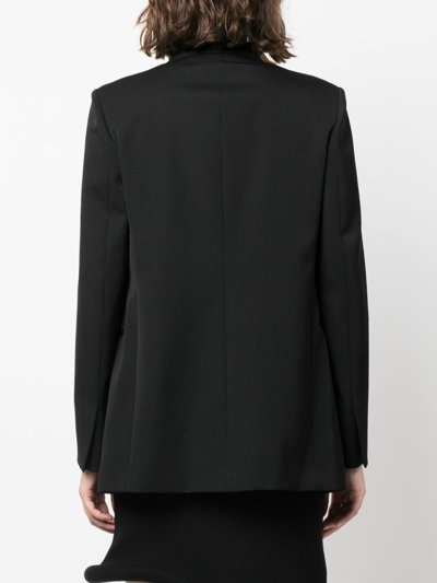Shop Lanvin Wool Jacket In Black